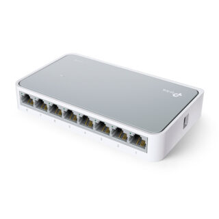 SWITCH TP-LINK (TL-SF1008D) ESCRITORIO, 8X ETHERNET, 10 GBPS, 1000 ENTRADAS, NO ADMINISTRABLE