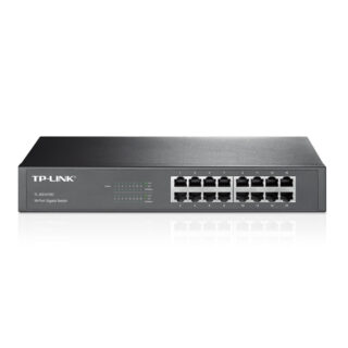 SWITCH TP-LINK (TL-SG1016D) RACK/ESCRITORIO, 16X GIGABIT, 32 GBITS/S, NO ADMINISTRABLE