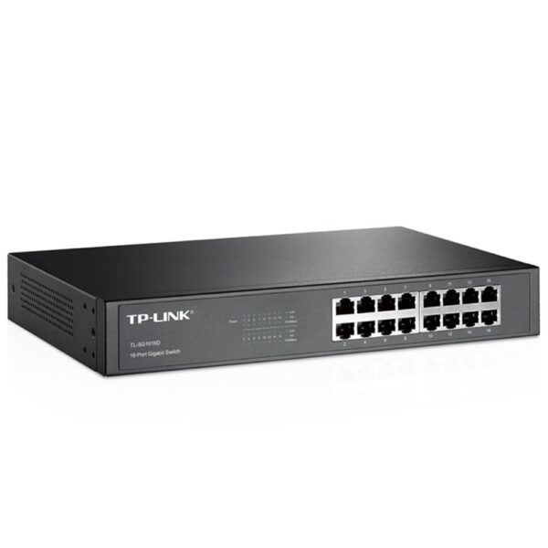 SWITCH TP-LINK (TL-SG1016D) RACK/ESCRITORIO, 16X GIGABIT, 32 GBITS/S, NO ADMINISTRABLE - Image 2