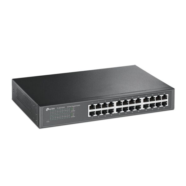 SWITCH TP-LINK (TL-SG1024D) RACK/ESCRITORIO, 24X GIGABIT, 48 GBITS/S, NO ADMINISTRABLE