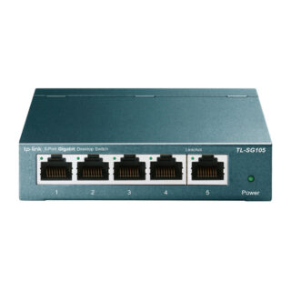 SWITCH TP-LINK (TL-SG105) ESCRITORIO, 5X GIGABIT,10 GBITS/S, NO ADMINISTRABLE