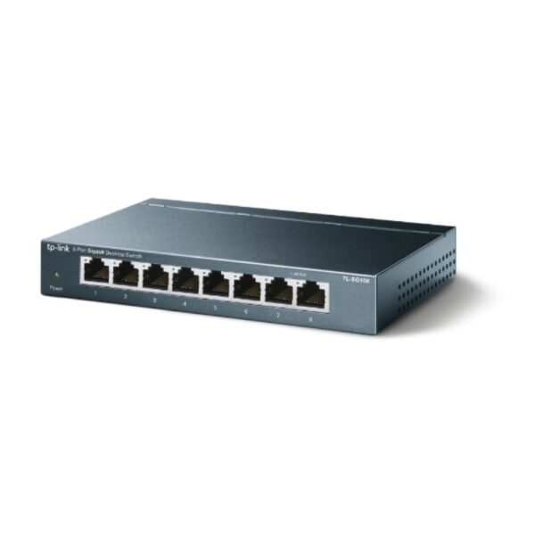 SWITCH TP-LINK (TL-SG108) ESCRITORIO, 8X GIGABIT,16 GBITS/S, NO ADMINISTRABLE - Image 2