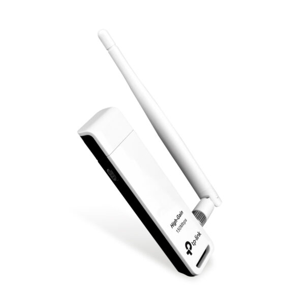 ADAPTADOR DE RED INALAMBRICO TP-LINK (TL-WN722N) USB, 150 MBPS, 2.4 - 2.4835GHZ, ANTENA DE 4 DBI