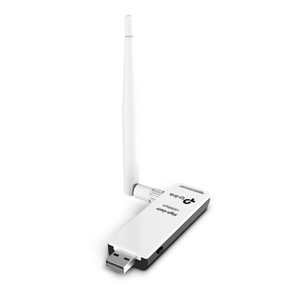 ADAPTADOR DE RED INALAMBRICO TP-LINK (TL-WN722N) USB, 150 MBPS, 2.4 - 2.4835GHZ, ANTENA DE 4 DBI - Image 2