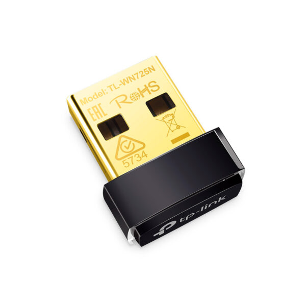 ADAPTADOR DE RED INALAMBRICO TP-LINK (TL-WN725N) NANO USB, 150 MBPS, 2.4 - 2.4835GHZ - Image 2