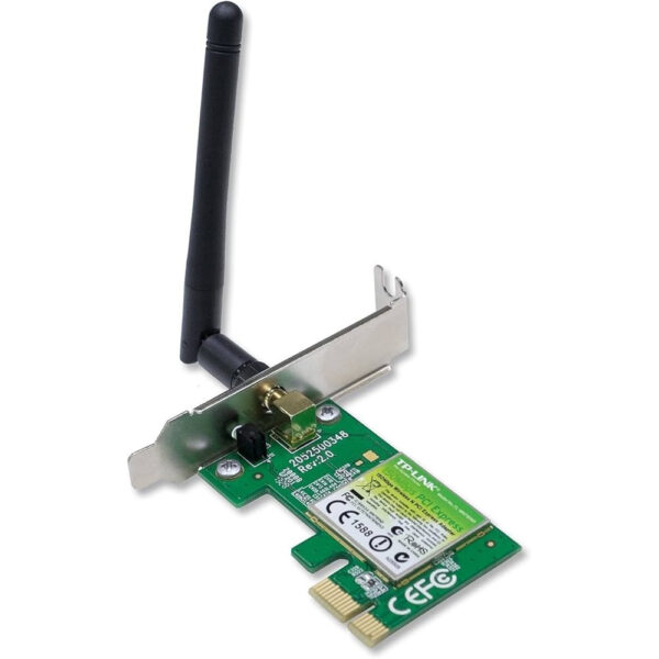 TARJETA DE RED TP-LINK (TL-WN781ND) PCI EXPRES, INALAMBRICO, 150 MBPS, 2.4GHZ, IEEE 802.11B/G/N