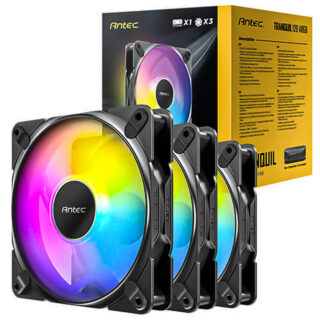 VENTILADOR P/GABINETE ANTEC (0-761345-40032-9) TQ 12025 ARGB_3PK
