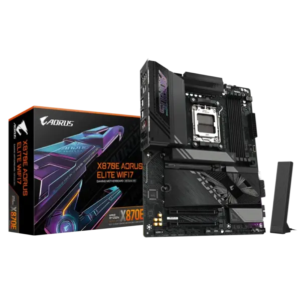 MOTHERBOARD GIGABYTE (X870E AORUS ELITE WIFI7) SOCKET AM5, 4*DDR5 8200MHZ, HDMI, ATX, WIFI7/BT