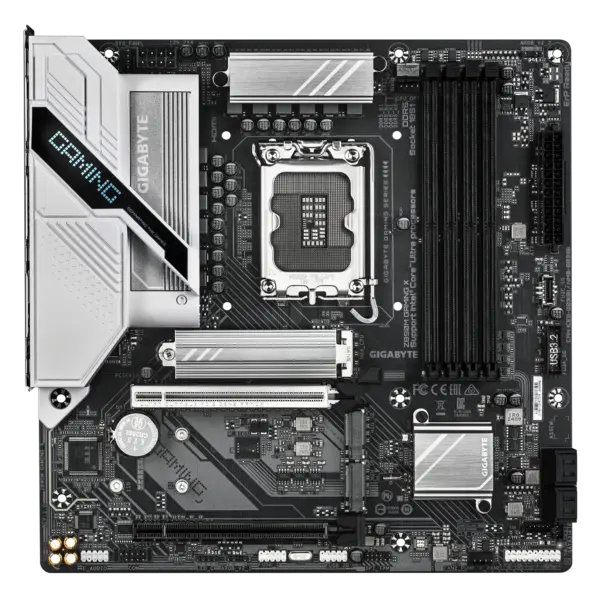 MOTHERBOARD GIGABYTE (Z890M GAMING X) SOCKET 1851, 4*DDR5 8800MHZ, HDMI, DP,MICRO ATX - Image 2