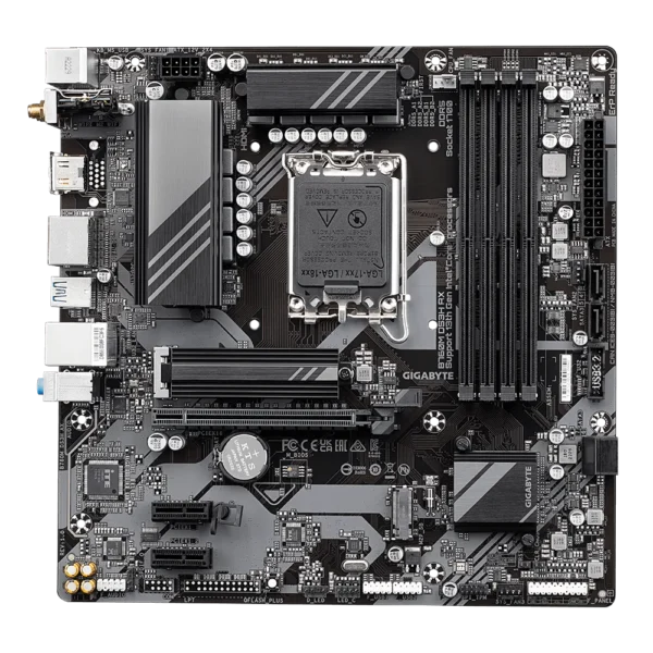 MOTHERBOARD GIGABYTE (B760M DS3H AX) SOCKET 1700, 4*DDR5 7600MHZ, HDMI, DP , MICRO ATX - Image 2