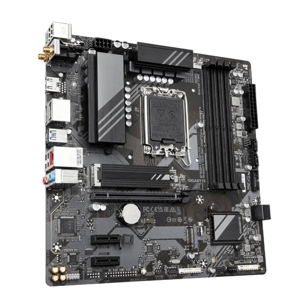 MOTHERBOARD GIGABYTE (B760M DS3H AX) SOCKET 1700, 4*DDR5 7600MHZ, HDMI, DP , MICRO ATX - Image 3