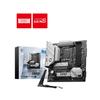 MOTHERBOARD MSI (B760M PROJECT ZERO) SOCKET 1700, 4*DDR5 7800 MHZ, HDMI, DP, 2*M.2, MICRO ATX
