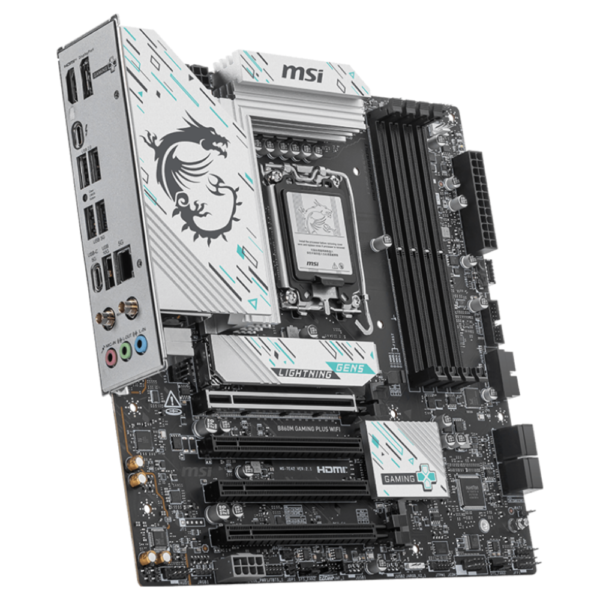 MOTHERBOARD MSI (B860M GAMING PLUS WIFI) SOCKET 1851, 4*DDR5 8800 MHZ, HDMI, DP, 3*M.2, MICRO ATX - Image 2