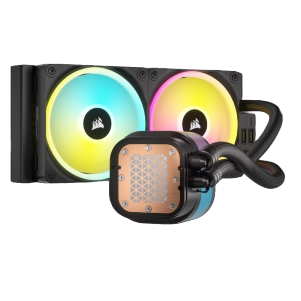 VENTILADOR P/CPU CORSAIR (CW-9061007-WW) ICUE LINK H100I LCD AIO,240MM,ENFRIAMIENTO LIQUIDO,NEGRO - Image 3