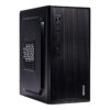 GABINETE EVOTEC (EV-1023) MINI ATX, FUENTE 500W, 3 VENTILADORES, 2*USB 3.0,NEGRO