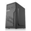 GABINETE EVOTEC (EV-1024) MINI ATX, FUENTE 500W, 3 VENTILADORES, 2*USB 3.0,NEGRO