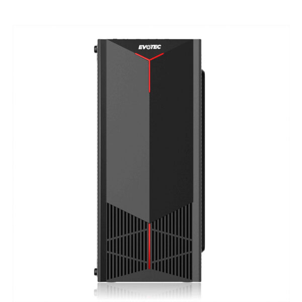 GABINETE EVOTEC (EV-1025) MATX, FUENTE 500W, 4* VENTILADORES, 2*USB 3.0,NEGRO