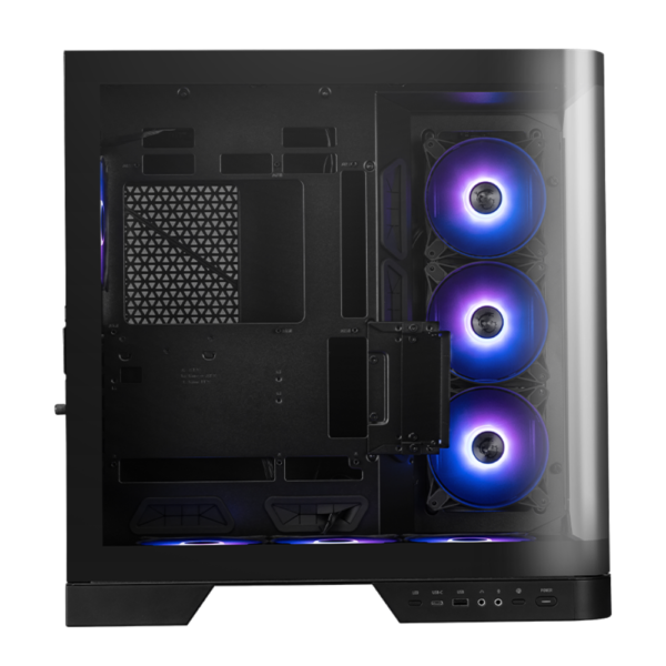 GABINETE MSI (MAG PANO 120R PZ) NEGRO, VIDRIO TEMPLADO PANORAMICO, 4*VENTILADOR ARGB, ATX, S/FUENTE - Image 2
