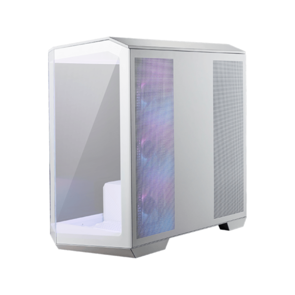 GABINETE MSI (MAG PANO 100R PZ WHITE) BLANCO,VIDRIO TEMPLADO,4*VENTILADOR, ATX, SIN FUENTE - Image 3
