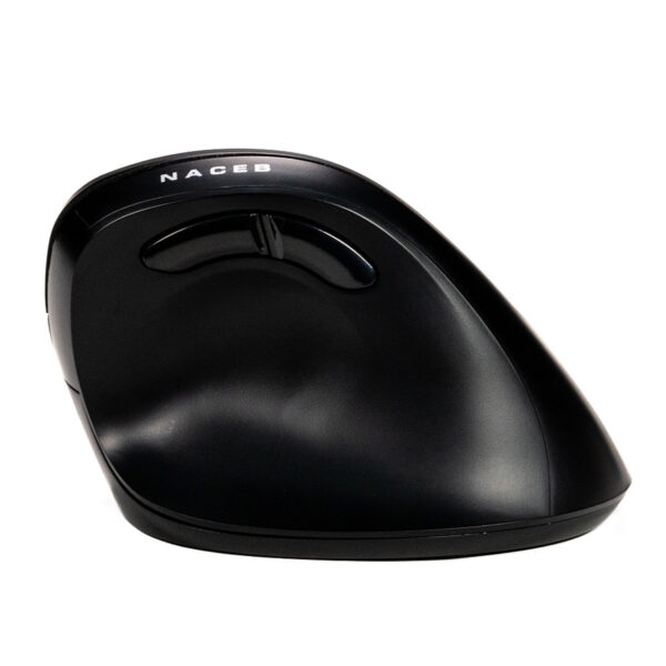 MOUSE INALAMBRICO NACEB (NA-0130) VERTICAL, USB, BLUETOOTH, 1600DPI, 5*BOTONES+RUEDA, NEGRO - Image 2