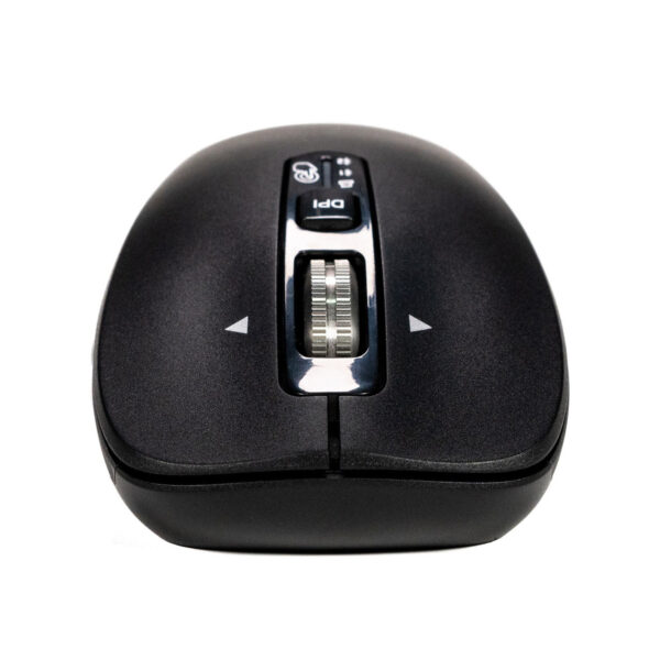 MOUSE INALAMBRICO NACEB (NA-0132) CONFORT NEGRO, USB, BLUETOOTH, 3200DPI, SCROLL INFINITO/HORIZONTAL - Image 2