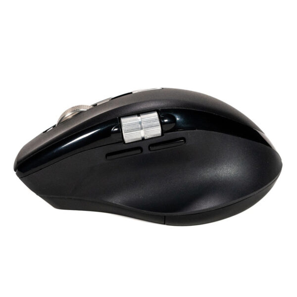 MOUSE INALAMBRICO NACEB (NA-0133) DOBLE SCROLL, USB, BLUETOOTH, 3200DPI, 5*BOTONES+RUEDA, NEGRO - Image 3
