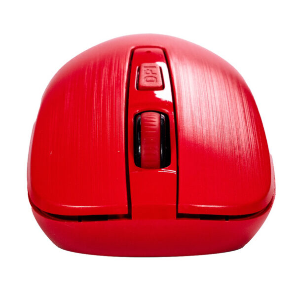 MOUSE INALAMBRICO NACEB (NA-0137R) USB 2.4, 1600DPI, 3*BOTONES+RUEDA, ROJO - Image 2