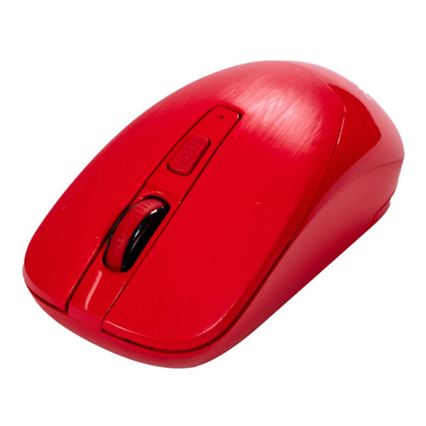 MOUSE INALAMBRICO NACEB (NA-0137R) USB 2.4, 1600DPI, 3*BOTONES+RUEDA, ROJO - Image 3