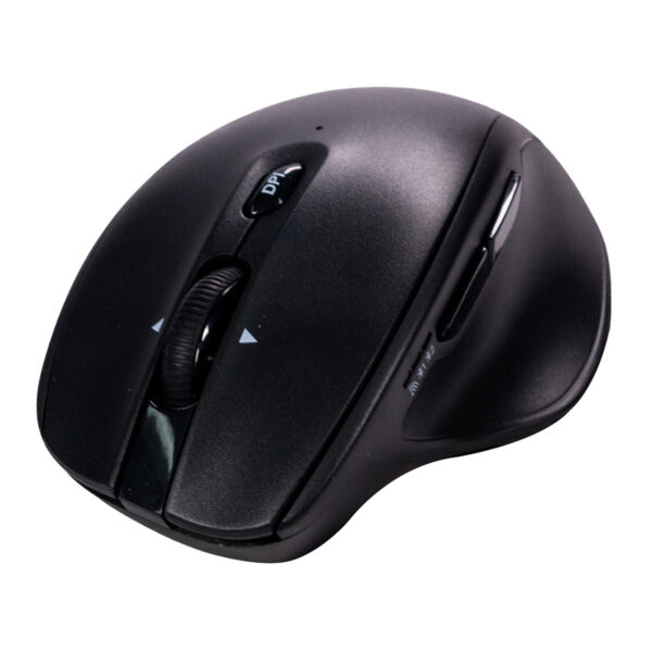 MOUSE INALAMBRICO NACEB (NA-0139N) DUAL MODE, USB 2.4, BLUETOOTH, 1600DPI, 5*BOTONES+RUEDA, NEGRO - Image 3