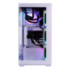 GABINETE NACEB (NA-0637B) GAMER, MEDIA TORRE ATX, 4*VENTILADORES, CRISTAL TEMPLADO, BLANCO - Image 2