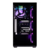 GABINETE NACEB (NA-0637N) GAMER, MEDIA TORRE ATX, 4*VENTILADORES, CRISTAL TEMPLADO, NEGRO - Image 2