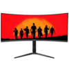 MONITOR GAMING LED 34" NACEB (NA-0645) CURVO R1500 QHD, 3440 X 1440, 165HZ, RGB, 2*HDMI, 2*DP, NEGRO