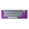 TECLADO NACEB (NA-0963G) MECANICO, RGB, 69 TECLAS GRIS CON EXTRA TECLAS INTERCAMBIABLES