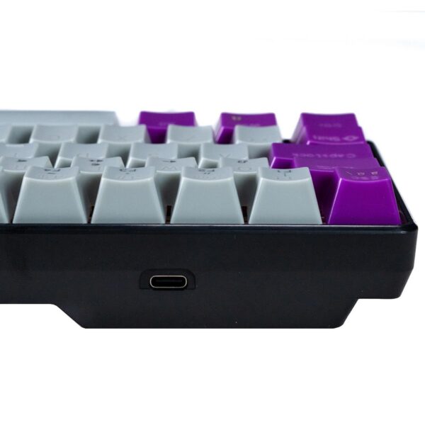 TECLADO NACEB (NA-0963G) MECANICO, RGB, 69 TECLAS GRIS CON EXTRA TECLAS INTERCAMBIABLES - Image 2