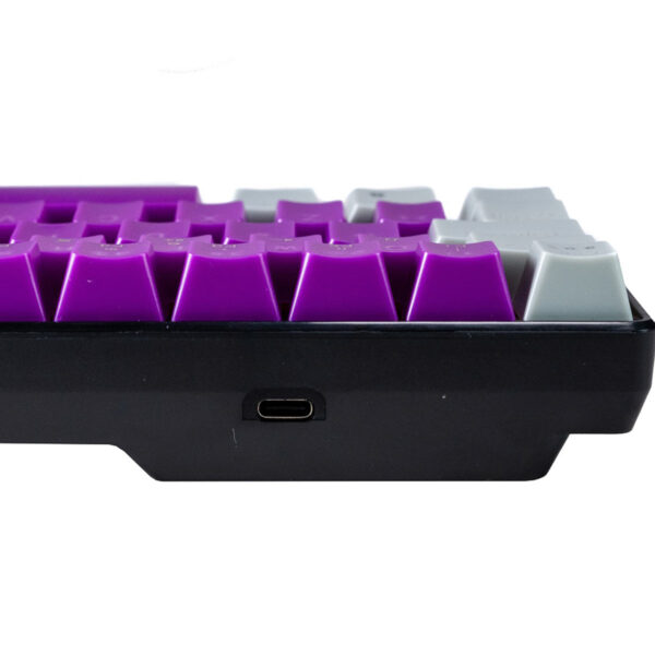 TECLADO NACEB (NA-0963M) MECANICO, RGB, 69 TECLAS MORADO CON EXTRA TECLAS INTERCAMBIABLES - Image 2