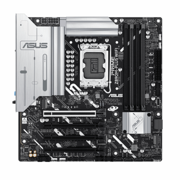MOTHERBOARD ASUS (PRIME Z890M-PLUS WIFI) SOCKET 1851,4*DDR5,HDMI,USB-C,VGA,PCIE-4.0,WIFI7,MICRO ATX - Image 2