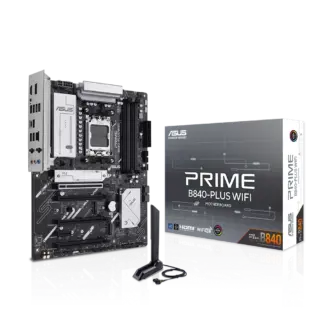MOTHERBOARD ASUS (PRIME B840-PLUS WIFI) SOCKET AM5,4*DDR5,HDMI,DP,PCIE-4.0,WIFI6E, ATX