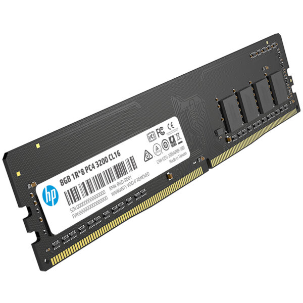 MEMORIA DIMM DDR4 HP (18X15AA) V2, 8GB 1X8GB 3200MHZ, BLACK, CL17 - Image 2