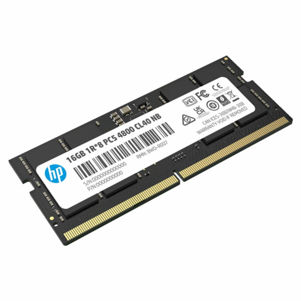 MEMORIA SODIMM DDR5 HP (6H310AA) X1, 16GB 1X16GB 4800MHZ, BLACK, CL40 - Image 2