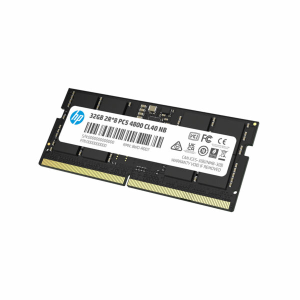 MEMORIA SODIMM DDR5 HP (6H311AA) X1, 32GB 1X32GB 4800MHZ, BLACK, CL40 - Image 2