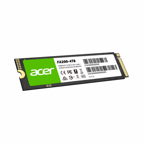 UNIDAD SSD M.2 ACER 4TB (BL.9BWWA.150) FA200, PCIE GEN4X4, 2280, 7200MB/S - Image 3