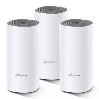 ROUTER TP-LINK (DECO E4(3-PACK) DECO E4, 867MBPS, 2X ETHERNET, DUAL 2.4/5GHZ, 2X ANTENAS INTERNAS