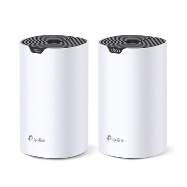 ROUTER TP-LINK (DECO S7(2-PACK) DECO S7, 1900MBPS, 2X ETHERNET, DUAL 2.4/5GHZ, 2X ANTENAS INTERNAS