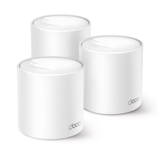 ROUTER TP-LINK (DECO X10(3-PACK) DECO X10, 1500MBPS, 2XETHERNET, DUAL 2.4/5GHZ, 2X ANTENAS INTERNAS