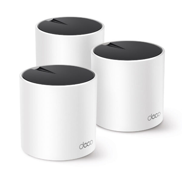 ROUTER TP-LINK (DECO X55(3-PACK) DECO X55,2402MBPS, 2X ETHERNET, DUAL 2.4/5GHZ, 2X ANTENAS INTERNAS