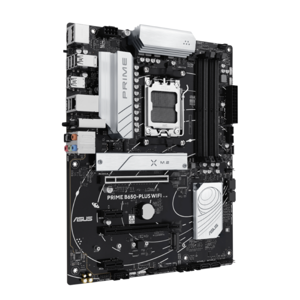 MOTHERBOARD ASUS (PRIME B650-PLUS WIFI) SOCKET AM5,4*DDR5,HDMI,DP,VGA,PCIE-4.0,ATX - Image 2