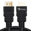 CABLE STYLOS (STACHD3B) HDMI MACHO - HDMI MACHO, 2 METROS, NEGRO, EN BOLSA