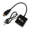 ADAPTADOR STYLOS (STACHV1B) HDMI MACHO A VGA HEMBRA, NEGRO - Image 2