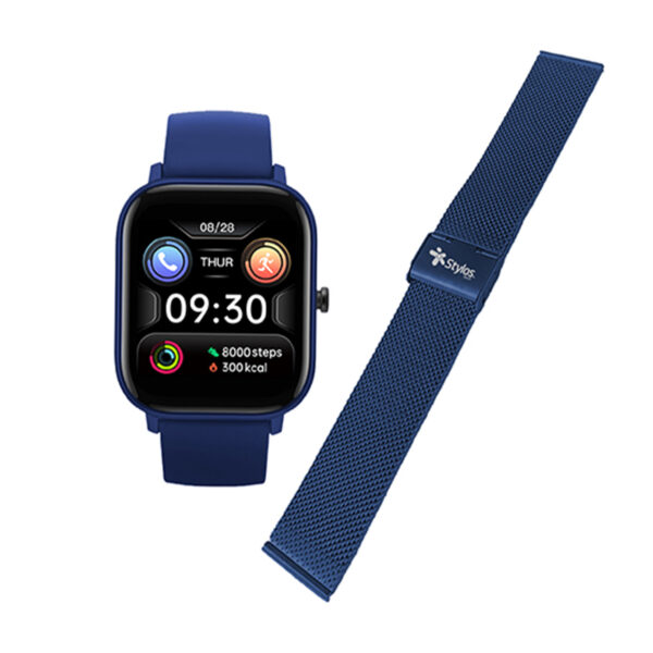 SMARTWATCH STYLOS (STASWM3CA) SW2, PANTALLA 1.69", ANDROID/IOS, BLUETOOTH 4.0, CORREA METALICA, AZUL - Image 2
