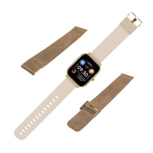 SMARTWATCH STYLOS (STASWM3CD) SW2, PANTALLA 1.69", ANDROID/IOS, BLUETOOTH 4.0,CORREA METALICA,DORADO - Image 3
